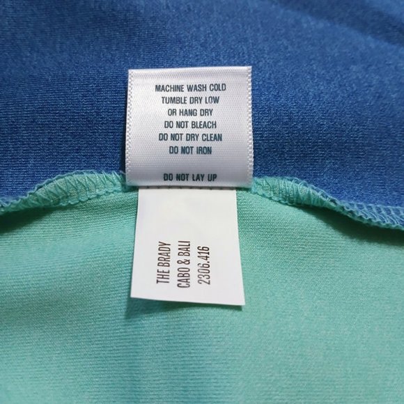 Holderness & Bourne The Brady 1/4 Zip Golf Pullover Turquoise Blue Men Size L - Picture 5 of 7